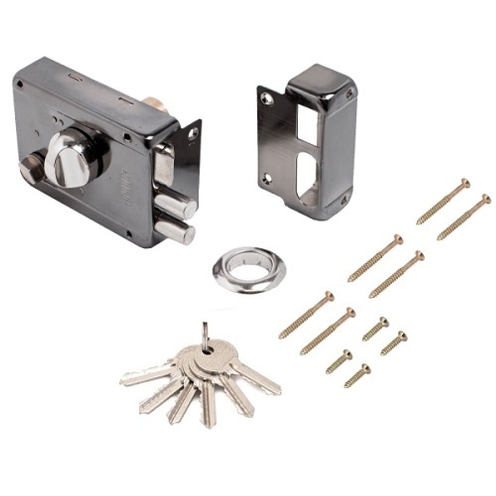 Замок накладной АЛЛЮР LT 600 BN-R