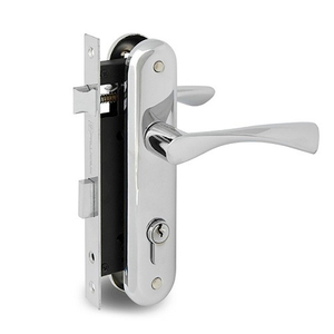 Замок врезной с ручками PALLADIUM ЗВ-AL 1703 CP хром