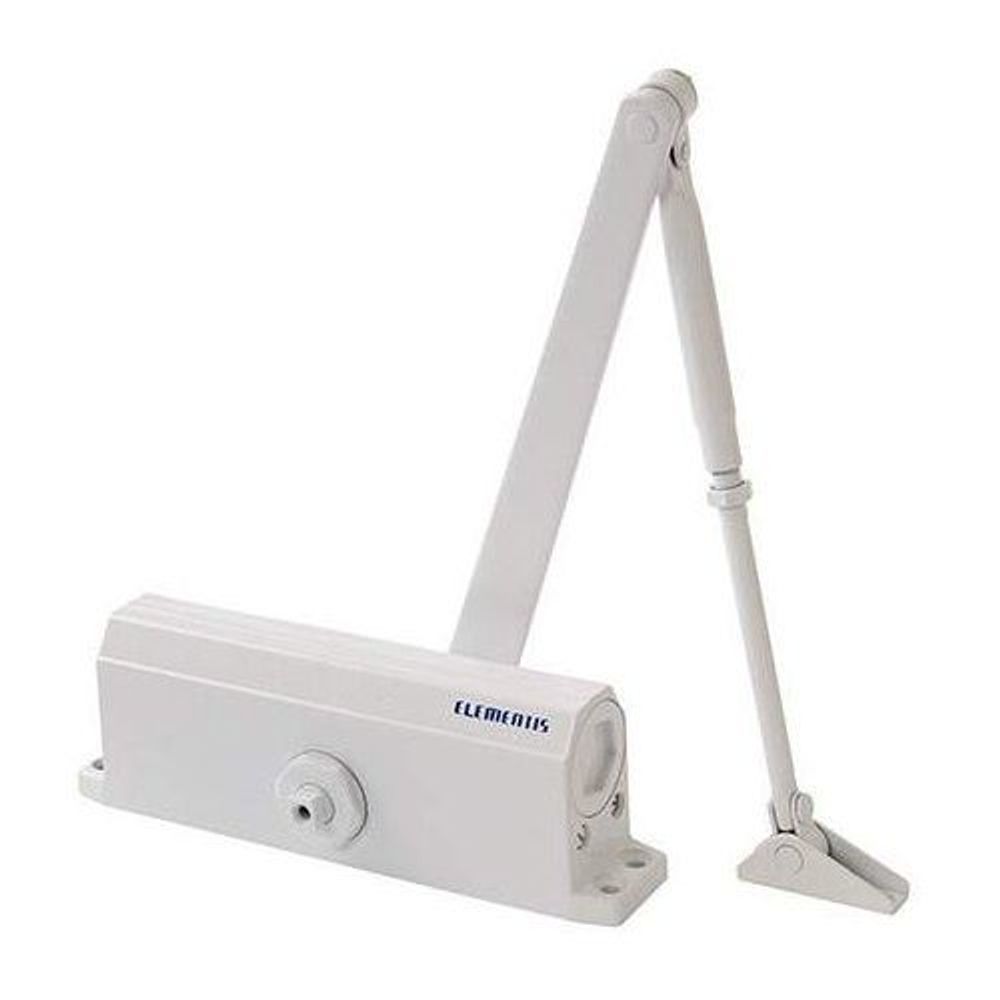 Доводчик Elementis 604 EN4, белый, с низкотемпературным маслом