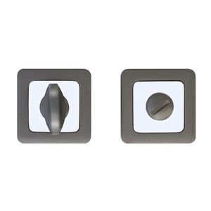 Ручка поворотная АЛЛЮР АРТ BK-S1 MBN/CP графит/хром