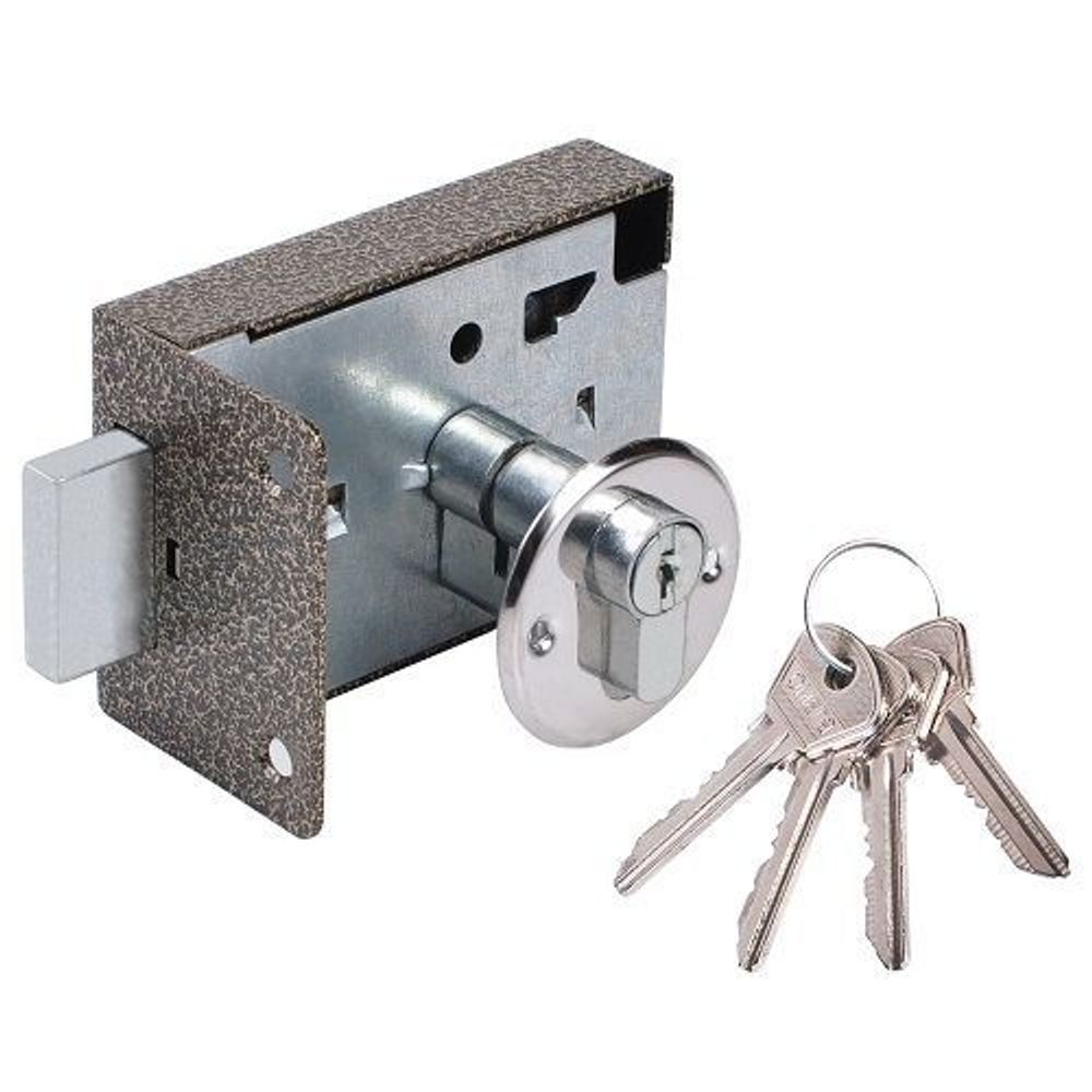 Замок накладной ЗН1 бронза ОМЕГА /31647/