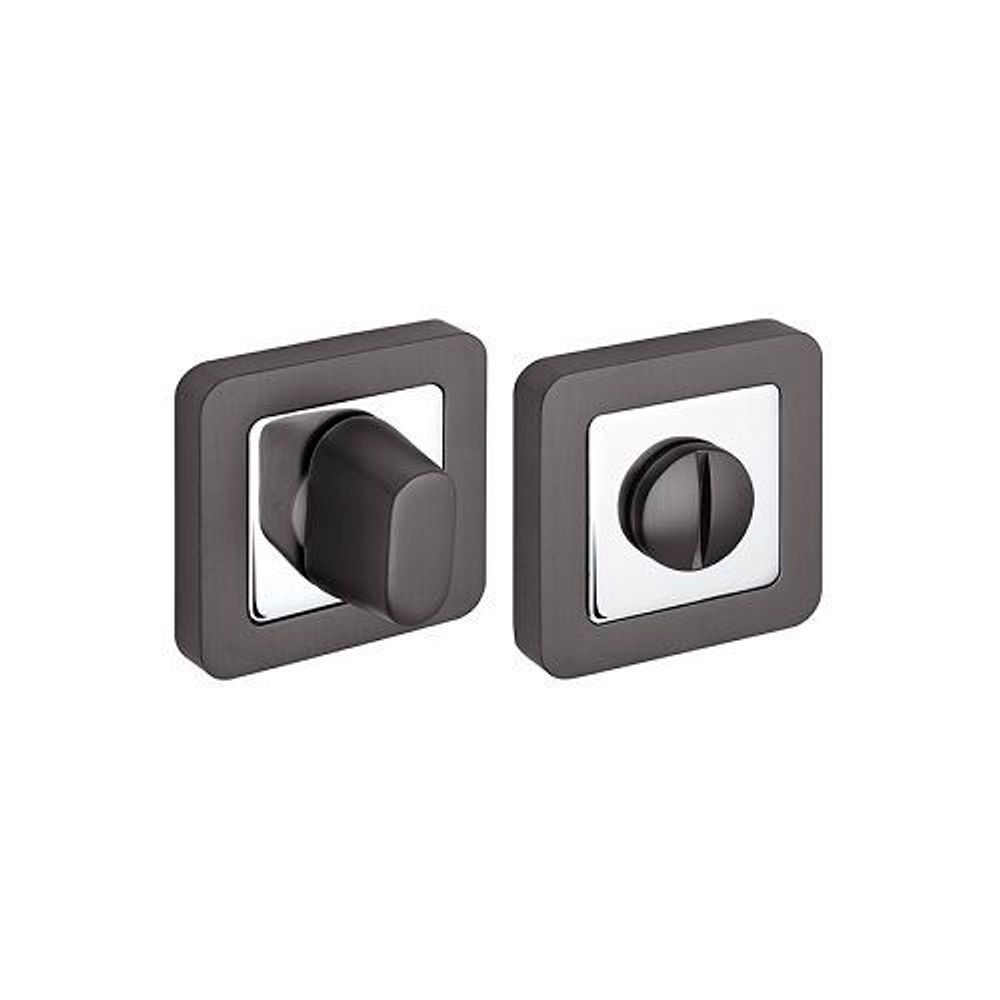 Ручка поворотная FUARO BK6 XM GR/CP-23 графит/хром /39945/