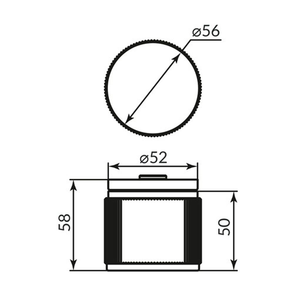 Ручка раздельная PUNTO MOTIV ARC.R52 SSG-39 сатин.золото /48879/