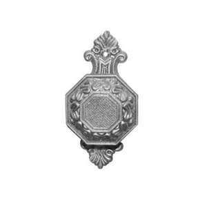 Ручка-кнопка 08-П-002 серебро