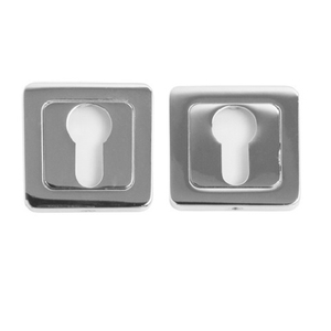 Накладка цилиндровая АЛЛЮР АРТ ET-S1 CP хром