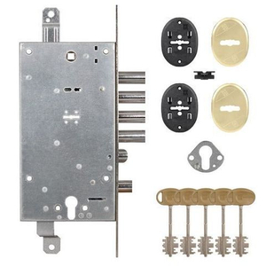 Замок врезной двухсистемный MOTTURA 54.787, ключ 60 мм /30815/