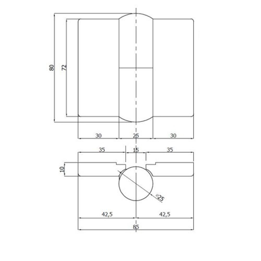 Петля ST Cabine Левая, цвет Белый
