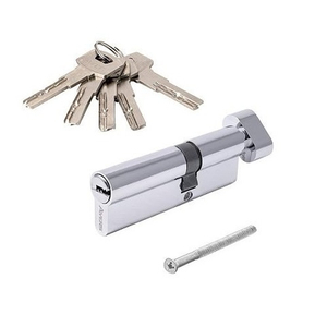 Цилиндровый механизм с вертушкой AVERS ZM-90(30C/60)-C-CR хром 5кл.