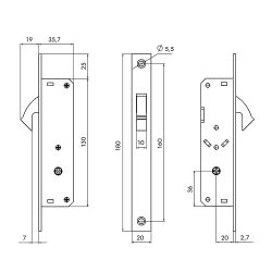 Эскиз PUNTO LR-201F (20 мм)