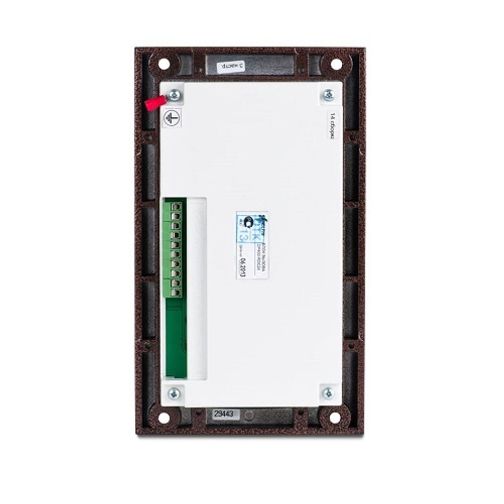 Вызывная видеопанель ELTIS DP400-RDC24 (бронза-антик металлик) RF-брелоки, до 100 абонентов, угол 90