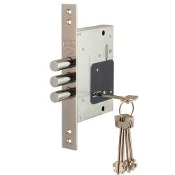 Замок врезной сувальдный KALE KILIT 257/L