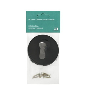 Накладка цилиндровая АЛЛЮР 1800ET BL мат.черный