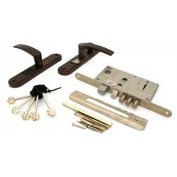 Замок врезной ПРОСАМ 88013 ЗВ9-8.3/15 медь (5кл.) левый