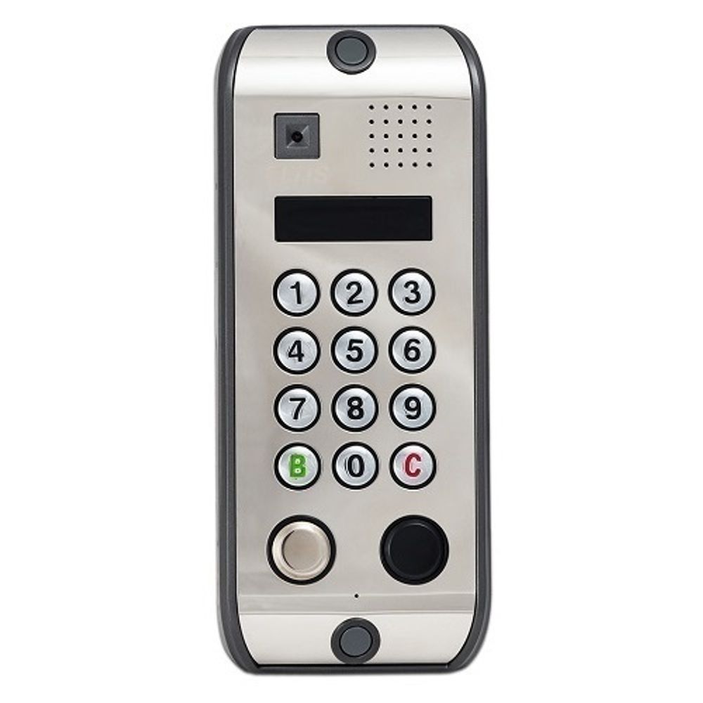Вызывная видеопанель ELTIS DP5000.B2-KEDC43 (нерж.) блок вызова для домоф. комплексов ELTIS 5000
