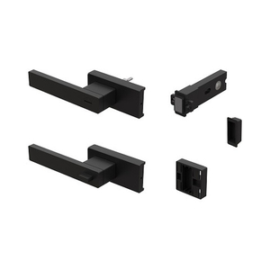 Комплект ручек с запиранием ARMADILLO SWD.Scope LWC BL-24 черный /58045/