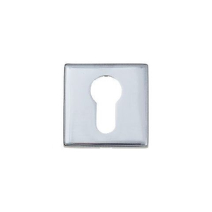 Накладка под цилиндр на квадратном основании Fratelli Cattini CYL 8FS-CR полированный хром 2 шт.