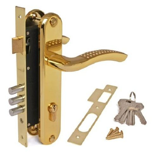 Замок врезной APECS 2227/60 G/GM золото/мат.золото