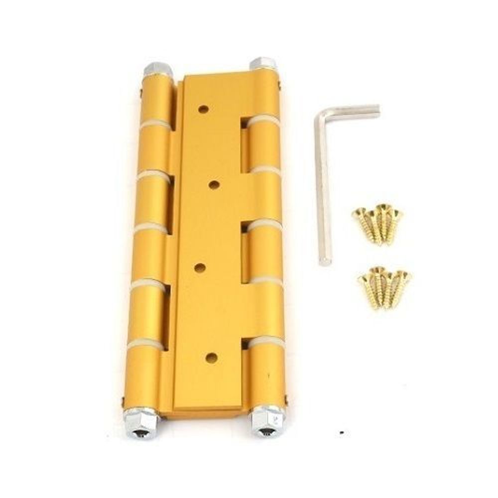 Петля пружинная двойная Amig 3035-180х133,5х4 (золото)