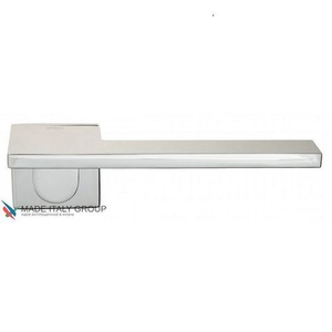 Дверная ручка на квадратном основании Fratelli Cattini "PLANA" 8FS-CR полированный хром