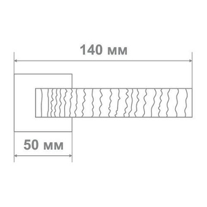 Ручка дверная Leo L3671-30 BLACK NICKEL черный никель