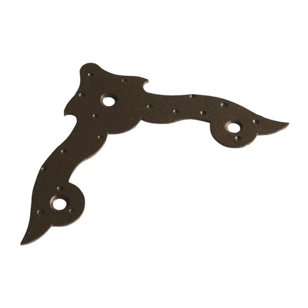 Уголок декор. фигурн. НОЭЗ УДФ 110-S черный матовый