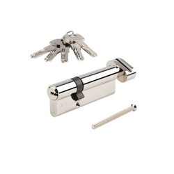 Цилиндровый механизм с вертушкой APECS SM-90 (30/60С)-C NI никель