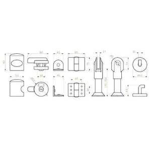 Комплект фурнитуры ST Cabine-8