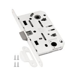 Замок межкомнатный AGB WC MEDIANA EV B01102.50.91.567 (белый) /36547/