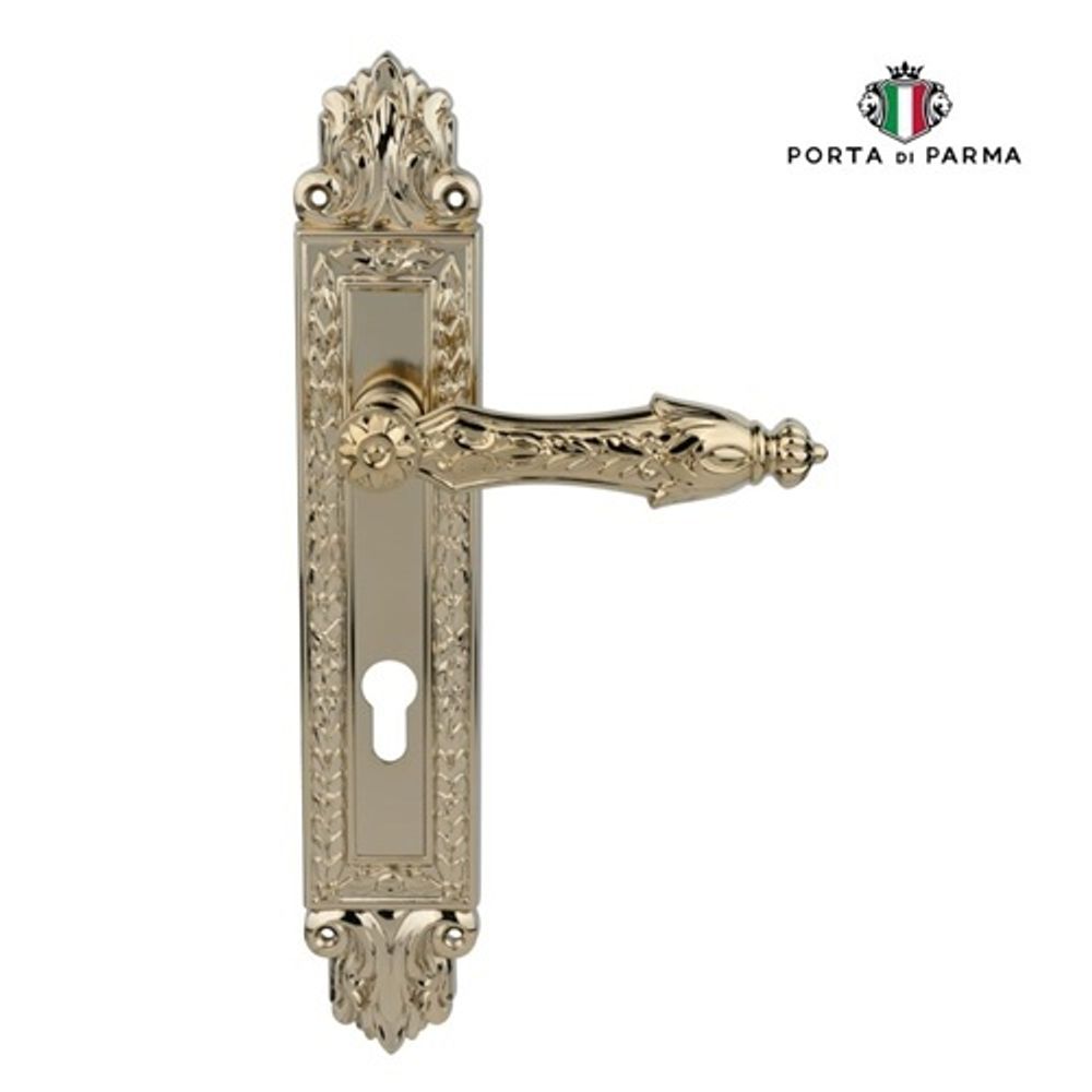 Ручка на планке PORTA DI PARMA Arcadia CYL PVD золото