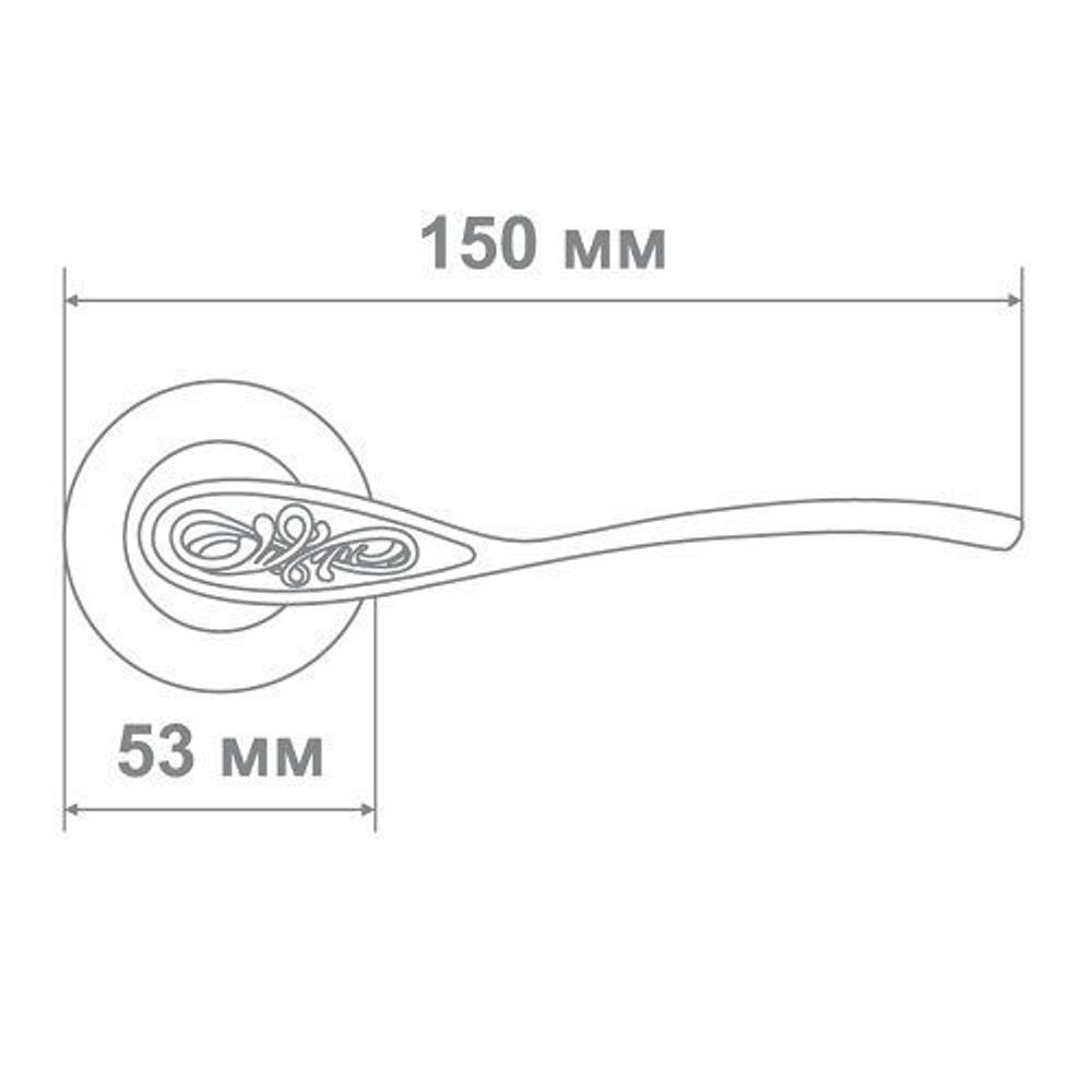 Ручка Медио F08220 ABB бронза
