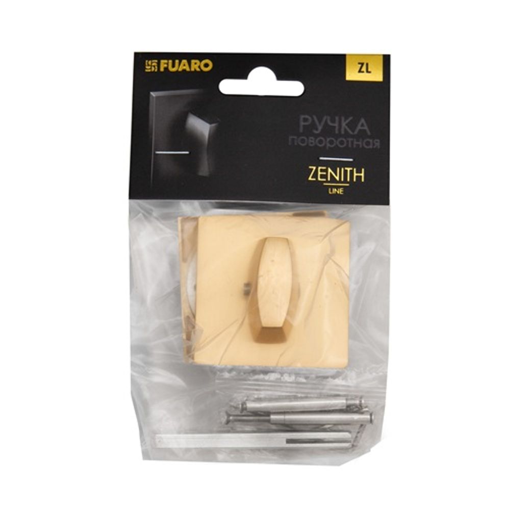 Ручка поворотная FUARO BK6 ZL SSG-39 сатин.золото /60789/