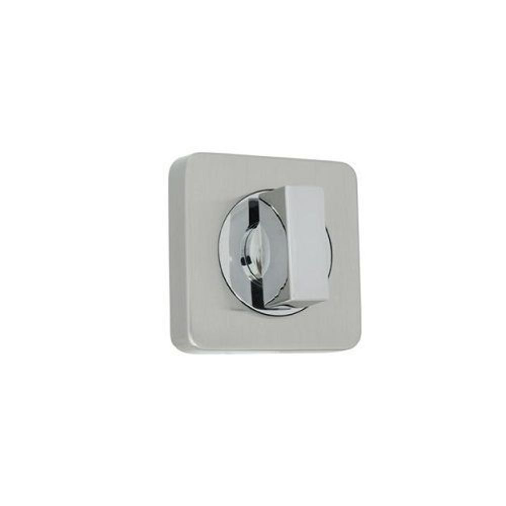 Ручка поворотная ARMADILLO WC-BOLT BK6/SQ-21SN/CP-3 мат.никель/хром /20423/