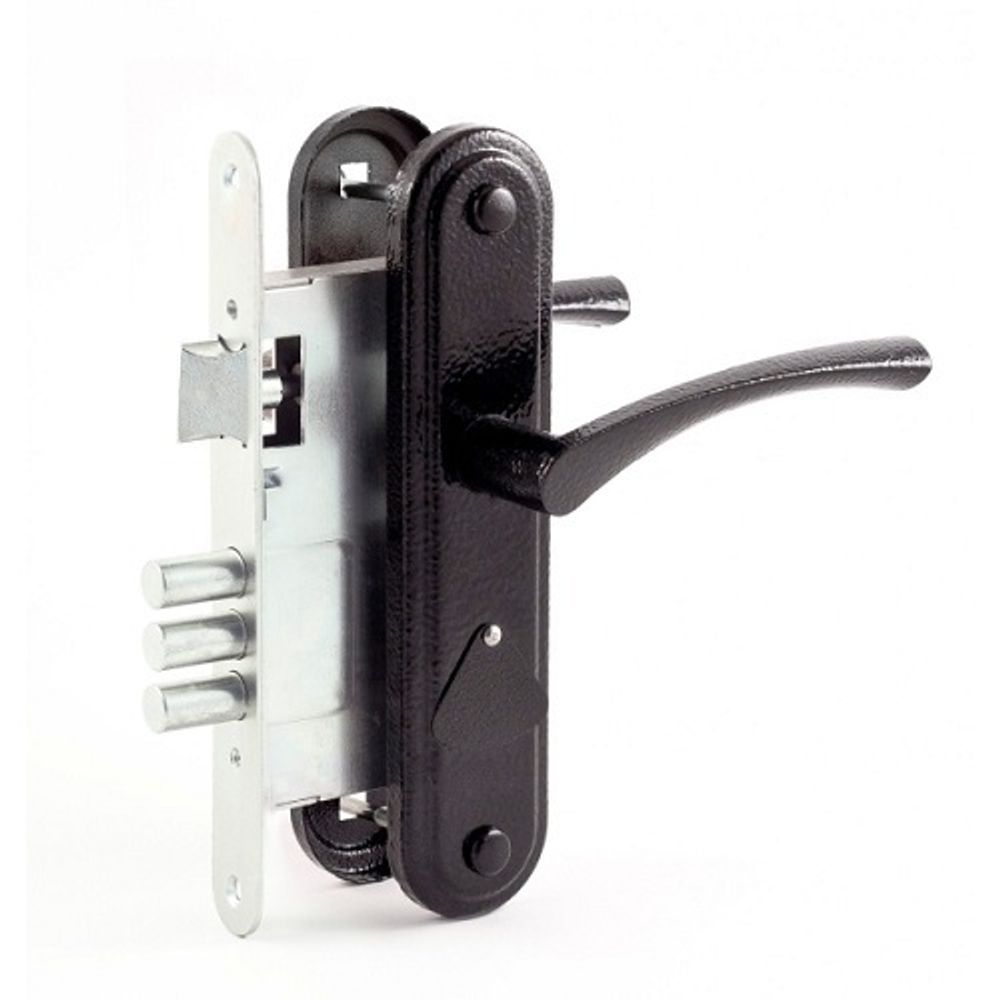 Замок врезной ЗЕНИТ ЗВ9-4.2 черный