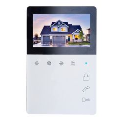 Монитор видеодомофона TANTOS Elly (белый) TFT LCD, экран 4,3"