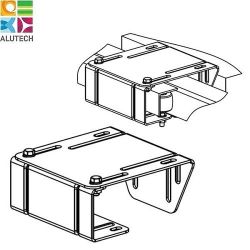 Кронштейн (на 2 поддерживающих ролика с использованием "козырька") SGN.01.719