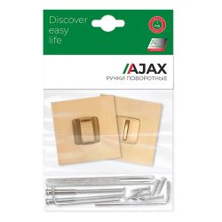 Ручка поворотная AJAX BK6 JS SSG-39 сатин.золото /48263/