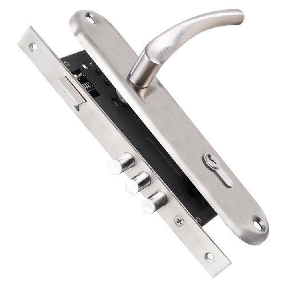 Замок врезной PUNTO KIT P90 4585/3 CRONA SN