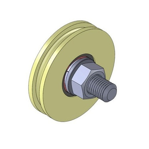 Ролик капролон d-70 бельевой без скобы