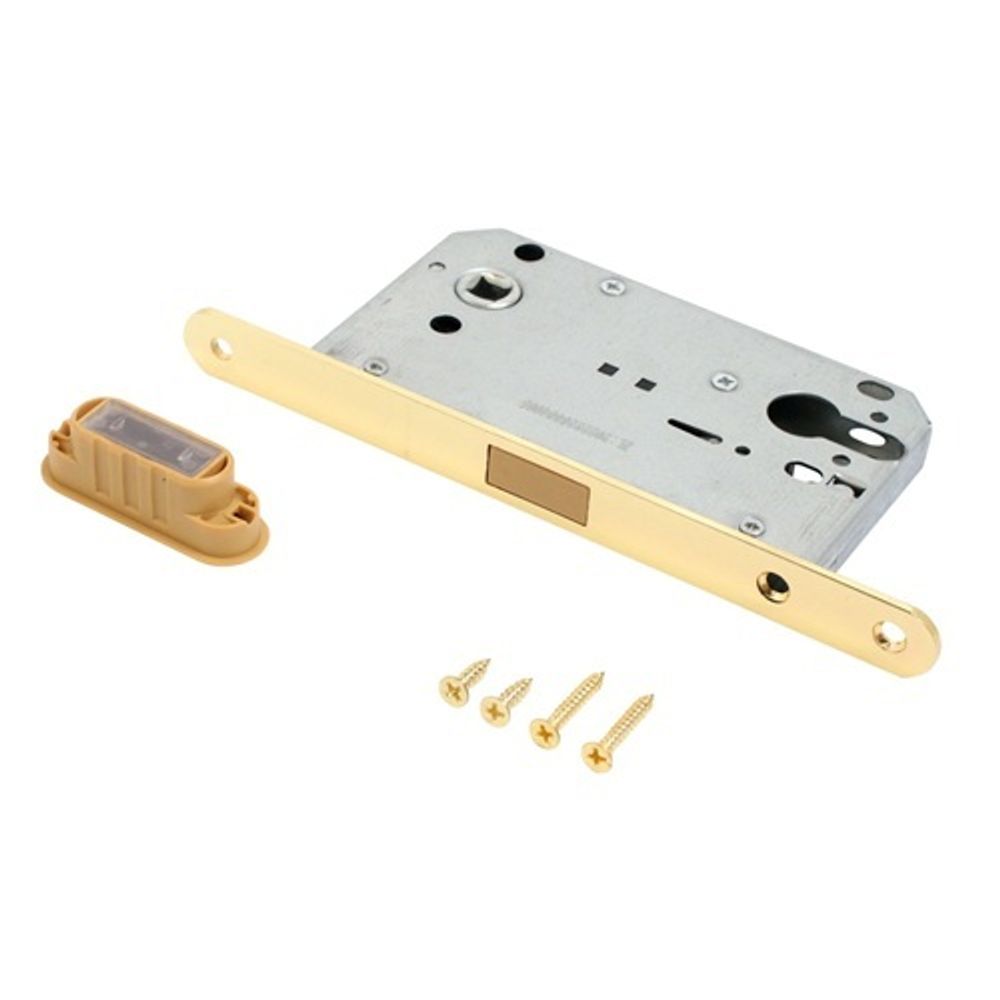 Замок врезной АЛЛЮР АРТ 5300-MC PB золото