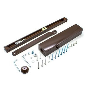 Доводчик дверной NOTEDO DC-045-155 SL+HO+DA+BC со скольз.тягой коричневый (150 кг)