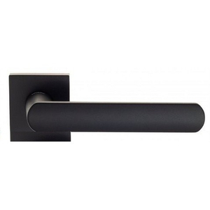 Дверная ручка на квадратном основании Fratelli Cattini "NEVADA" 8-NM матовый черный