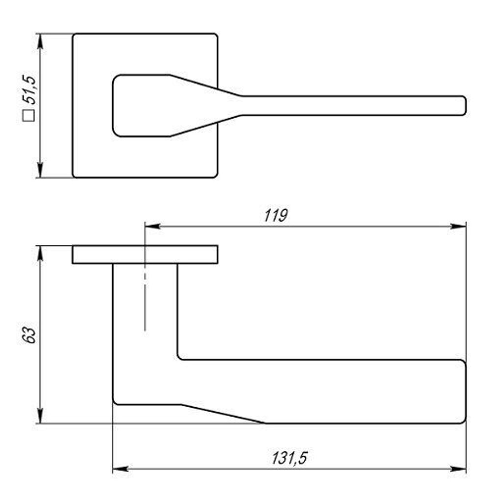Ручка раздельная ARMADILLO GRAND USS FSG-39 Флорентийское золото /42871/
