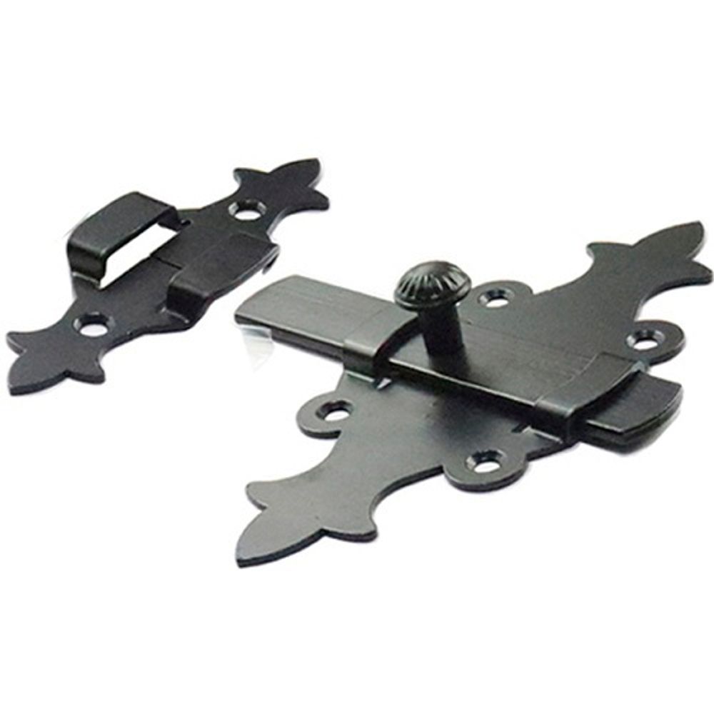 Задвижка дверная НОЭЗ Классика ЗД-140-SL черный матовый