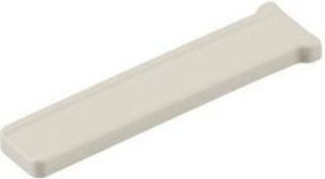 Накладка декор.нижн.петли на раме белая, Интерника