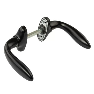 Ручки дверные DORMA bremen овал 8мм BLACK RAL9005 черный