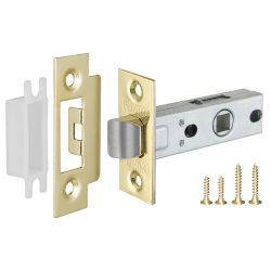 Защелка врезная PUNTO L45-8 GP золото /36929/