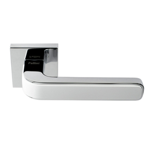 Ручка дверная PALLINI "Лондон" PAL-Z03-S PC/White (полированный хром/белый)