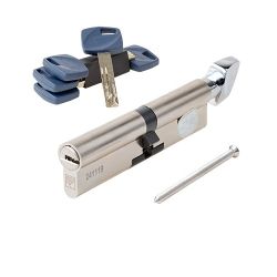 Цилиндровый механизм с вертушкой APECS Premier XR-120-C15 NI никель