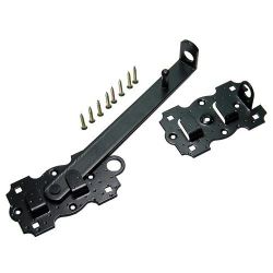 Щеколда большая НОЭЗ ЩБ-250-Прав-S черный матовый