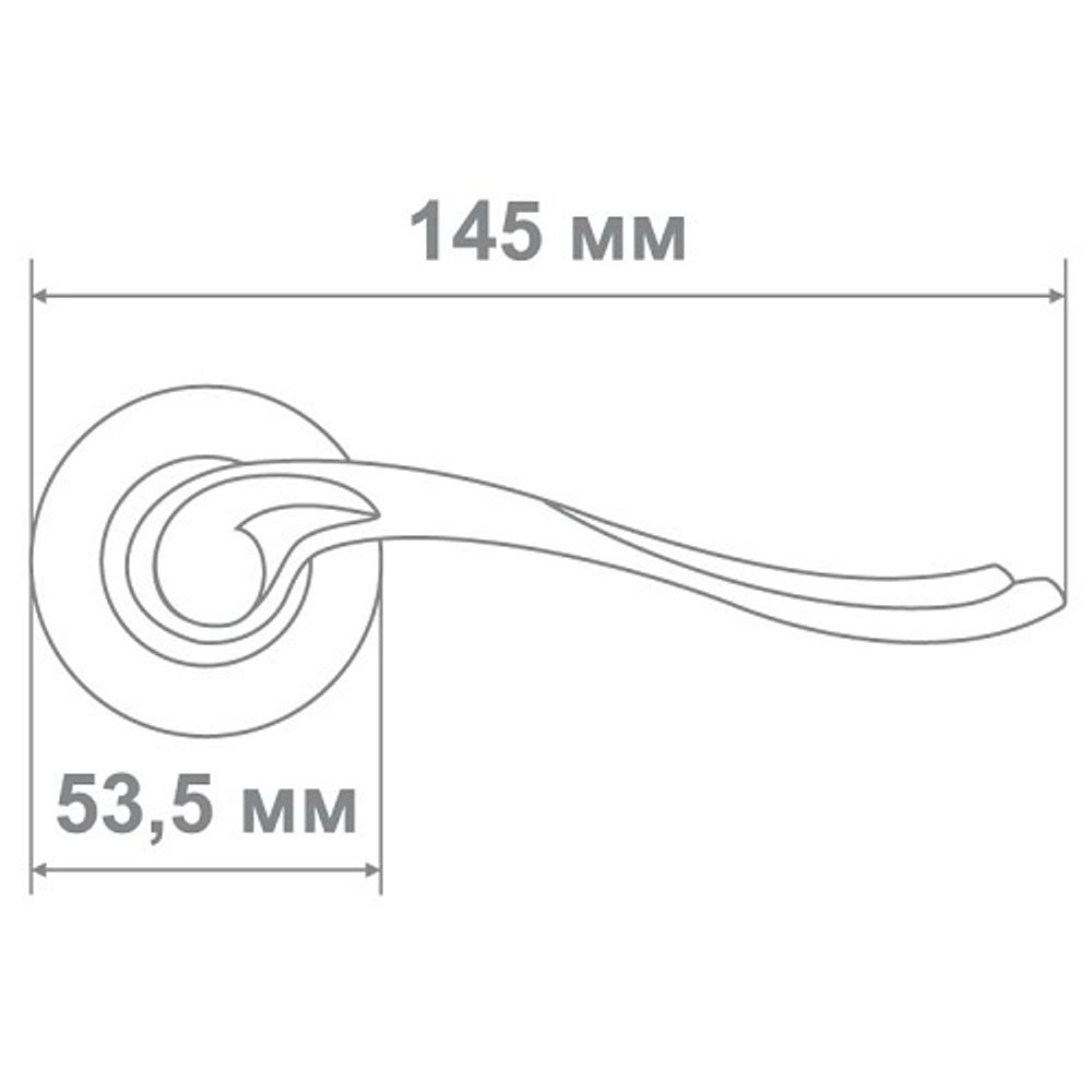 Ручка Медио 597 BCF кофе глянец